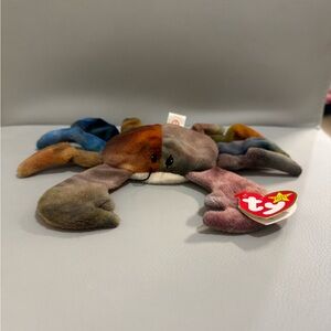 Ty Beanie Baby Pinchy the Crab - Multicolor Plush original 1996